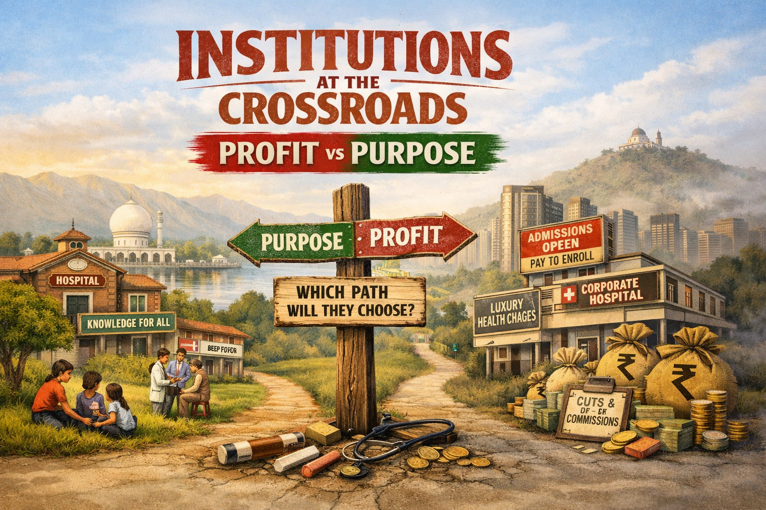 When Noble Professions Lose Their Soul: How Education and Medicine Became India’s Most Profitable Businesses