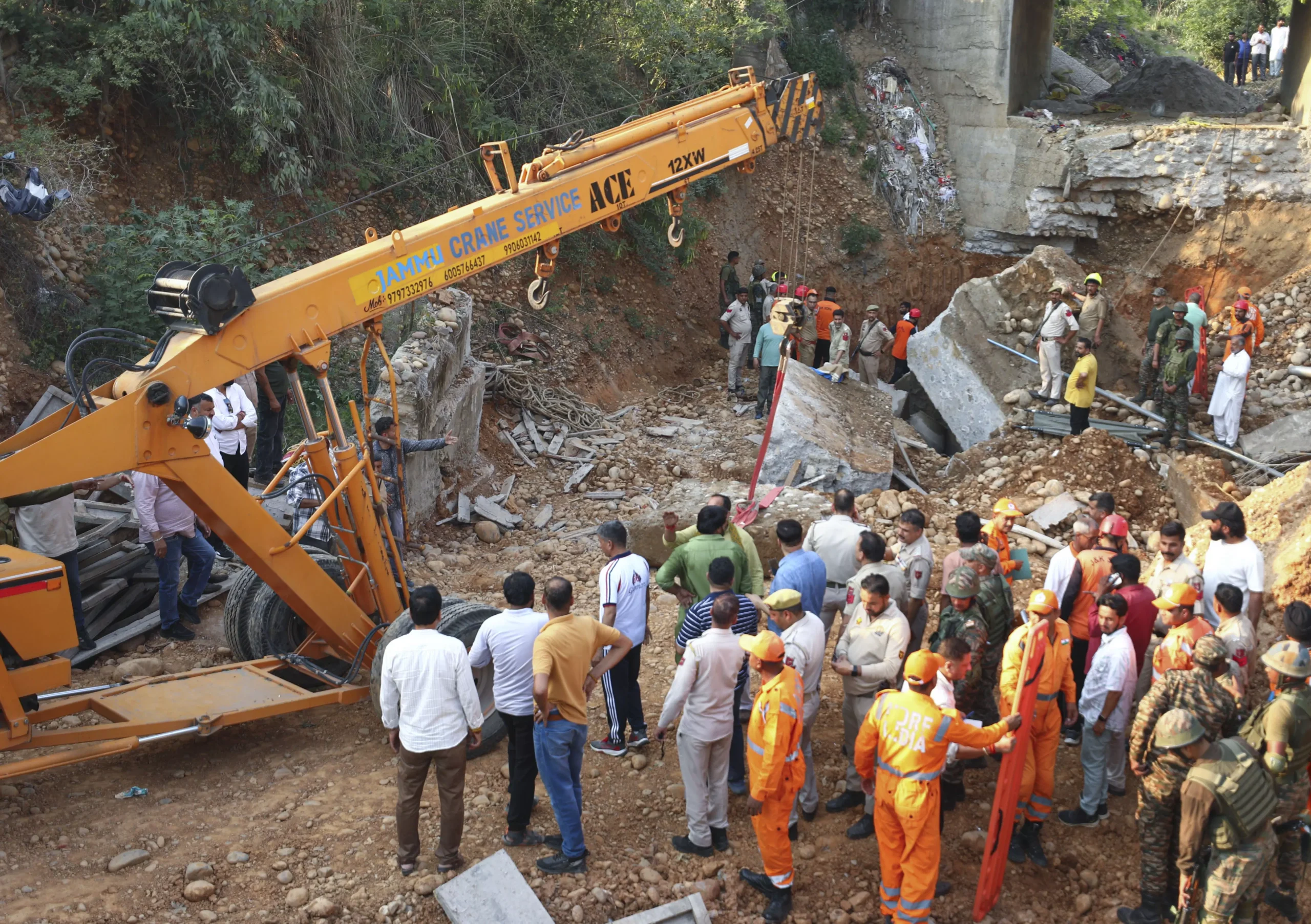Jammu Bridge Collapse: 3 Workers Killed in Bantalab Tragedy, Engineers Suspended, Probe Ordered