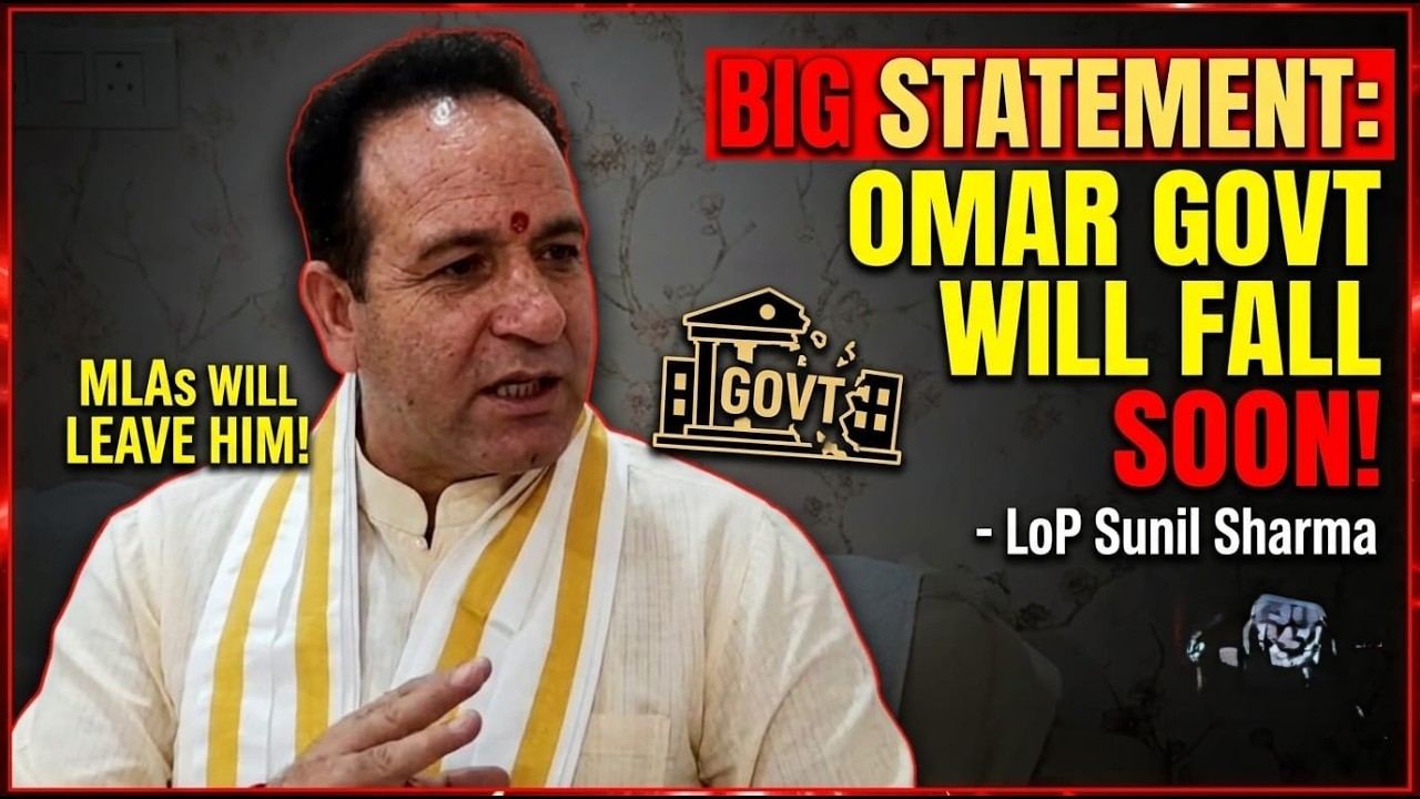 LoP Sunil Sharma Targets Omar Abdullah, Calls NC Governance ‘Loyalty Parades’; Dismisses Mehbooba’s Unity Appeal as ‘Drama’