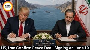 US-Iran Ceasefire Deal Finalised: Historic Peace Agreement to Be Signed in Geneva on June 19, Strait of Hormuz Set to Reopen