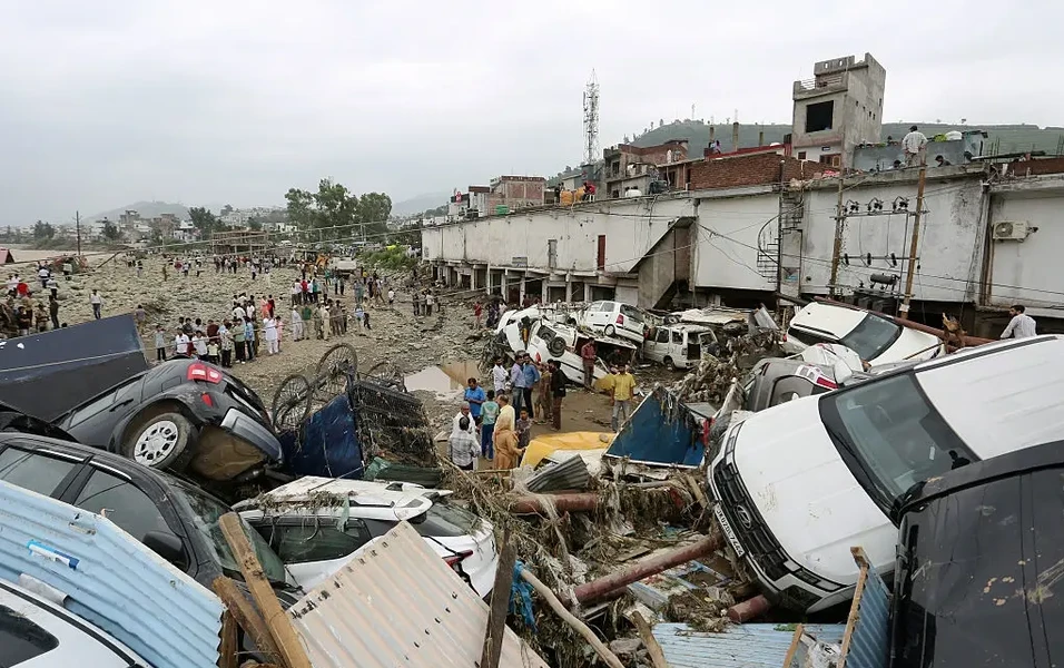 J&K Flood Risk Exposed: 1,017 Vulnerable Locations Put More Than 10 Lakh People at Risk Amid Heavy Rains