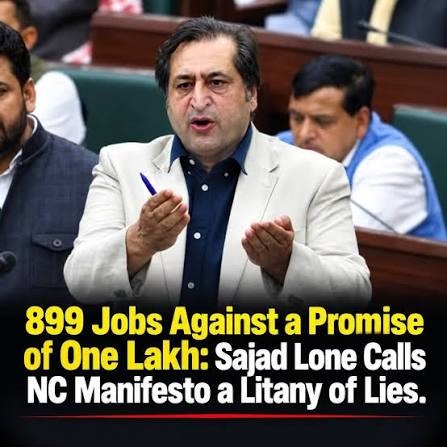 ‘222.6 Years for 1 Lakh Jobs’: Sajad Lone Targets NC Over Recruitment Figures in J&K Assembly